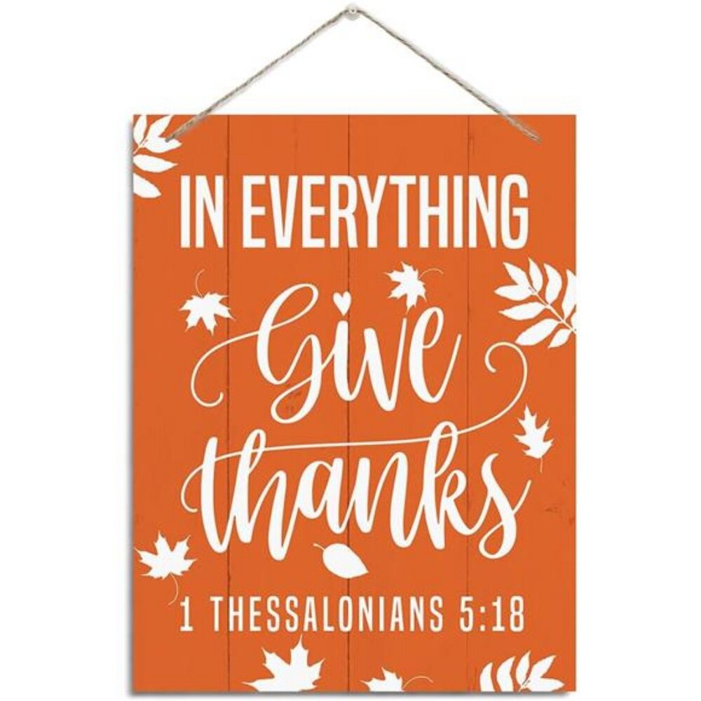 Thanksgiving Decor, Fall Decoration, Rustic Hanging Wood Plaque Sign
